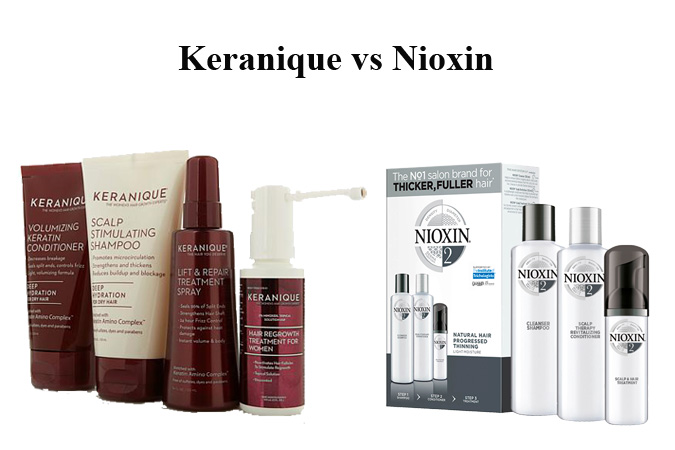 Keranique vs Nioxin